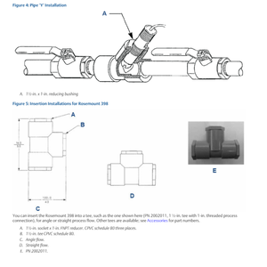 เซ็นเซอร์วัดค่า <span class=keywords><strong>pH</strong></span>/ORP แบบยืดหดได้ Emerson รุ่น Insertion 398R ของแท้ 100% สำหรับการวิเคราะห์ของเหลว <span class=keywords><strong>pH</strong></span> 0-14 ORP -1500 1500 mV - Product Image 4