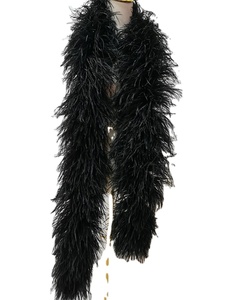 <span class=keywords><strong>Boa</strong></span> di Piume di Struzzo Bianche a 8 Strati di Alta Qualità per Decorazioni Nuziali - Product Image 1