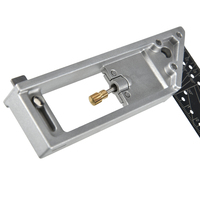 Règle à Angle droit en alliage d'aluminium, Angle droit de 45/90 degrés règle carrée en alliage d'aluminium, 30cm carreaux carrés pour charpentier à usages multiples