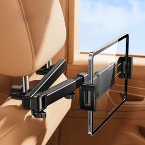 Support pliable pour tablette pour siège de voiture, appui-tête arrière, support rotatif à 360 degrés pour iPad, tablette, téléphone portable - Product Image 1