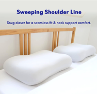 Oreiller ergonomique pour la nuque - Oreiller en mousse à mémoire de forme pour soulager les douleurs cervicales et offrir un confort ultime