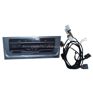 Toque el panel de control de aire acondicionado, interruptor de control de aire acondicionado de cristal líquido con marco gris, para <span class=keywords><strong>Golf</strong></span> <span class=keywords><strong>7</strong></span>/<span class=keywords><strong>7</strong></span>.5 - Product Image 3