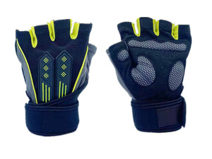 Wholesale Non <b>Slip</b> Ventilated Weightlifting <b>Half</b> Finger Weight Lifting Wrist Wrap Exercise Training Workout Gym Gloves Men - Product Image 4