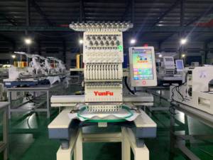 Mesin Bordir Mini <span class=keywords><strong>Elucky</strong></span> Komputerisasi Satu Kepala 12 15 Jarum untuk Topi, Penggunaan Rumahan, Harga Pabrik - Product Image 4