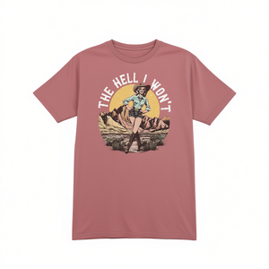 T-Shirt Retrò da Donna, Girocollo, Manica Corta, 100% Cotone, Stampa Casual, Per Tutte le Stagioni - Product Image 1