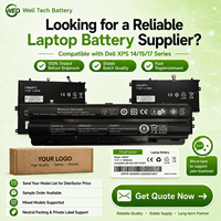 Batterie d'ordinateur portable de remplacement JWPHF J70W7 R795X WHXY3 pour Dell XPS 14 L401X XPS15 L501X L502X XPS17 L701X L702X