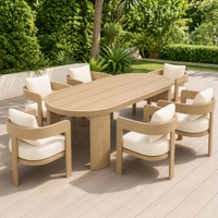 Outdoor-Esstisch-Set, Gartentische und -Stühle für Restaurants, Outdoor-Tische und -Stühle für Cafés, Gewerbliche Nutzung
