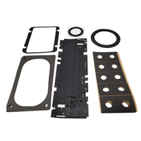 Bande de cadre découpée sur mesure, joint en mousse pour fenêtre LED, PVC BOPP, couleurs noir/blanc/transparent/gris, dureté souple, excellente étanchéité, usage général