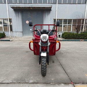 Tricycle à marchandises ouvert motorisé à essence refroidi par air 150cc, avec amortissement hydraulique à ressort de 37 mm et capacité de charge nominale de 900 kg, moto à 3 roues - Product Image 3
