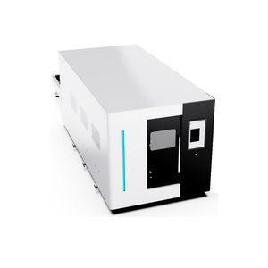 Máquina de Corte Láser de Fibra Metálica con Mesa de Intercambio Totalmente Cerrada, Acero Inoxidable y Carbono, Alta Eficiencia 1500W 2000W 3000W 12000W - Product Image 5