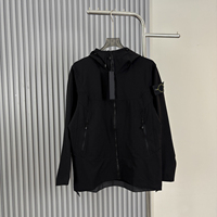 Veste coupe-vent unie à capuche pour homme, respirante, idéale pour le trekking