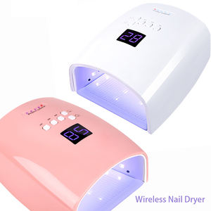 Máquina secadora de uñas LED UV inalámbrica HJS de 66W, Sensor infrarrojo <span class=keywords><strong>con</strong></span> LED de 33 piezas para esmalte de uñas <span class=keywords><strong>normal</strong></span> y esmalte morado - Product Image 1