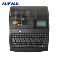 Imprimante de marquage de fils industrielle SUPVAN TP86E pour l'impression d'étiquettes thermorétractables sur tubes avec connexion PC