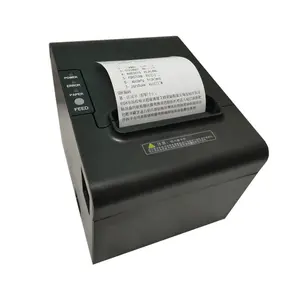 Restaurante POS80 Mini Wifi impresora de facturas/rollo de papel térmico impresión negro Stock 80mm máquina/impresora térmica de recibos