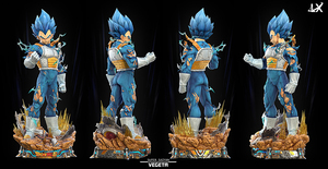 Estatua de Resina de Fibra de Vidrio Personalizada de Personaje de Anime Japonés Dragon Ball, Tamaño Real 1:1, Vegeta Goku, en Venta - Product Image 5