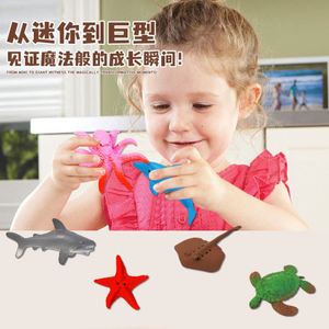 Nouveauté transfrontalière très demandée : Jouets de simulation d'animaux marins à expansion, qui grandissent dans l'eau – Nouveaux jouets exotiques - Product Image 6