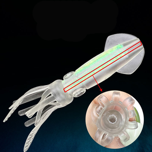 <span class=keywords><strong>Leurre</strong></span> souple artificiel de haute qualité 100mm 8g, <span class=keywords><strong>leurre</strong></span> <span class=keywords><strong>calamar</strong></span> 3 couleurs en caoutchouc, <span class=keywords><strong>leurre</strong></span> <span class=keywords><strong>calamar</strong></span> souple lumineux pour la pêche de nuit - Product Image 6