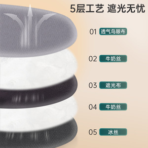 Máscara de Dormir LFCare de Seda de Hielo, Bloquea la Luz, Transpirable, Protección Ocular para Dormir - Product Image 2