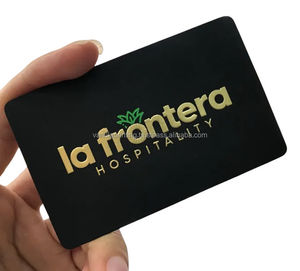 Cartes de visite en relief de qualité supérieure Carton doré personnalisé avec impression offset et logo personnalisé - Product Image 1