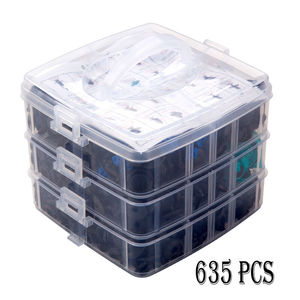 635-teiliges Sortiment an Kunststoff-Auto-Befestigungsclips und Karosserie-Befestigungselementen, Auto-Clips, Nieten- und Stoßstangen-Kit - Product Image 6