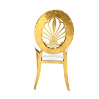 Chaises de banquet empilables de qualité hôtelière, modernes et dorées de qualité supérieure