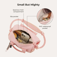 Sac de sport personnalisé pour femme, sac de yoga avec porte-bouteille, mini sac de sport, sac de voyage imperméable pour le sport, le yoga, le studio de fitness