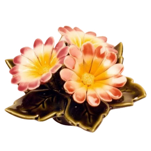 Décoration murale 3D personnalisée <span class=keywords><strong>pour</strong></span> la maison, sculpture florale en porcelaine faite à la main, décor en <span class=keywords><strong>céramique</strong></span>, fausses <span class=keywords><strong>fleurs</strong></span> rouges décoratives <span class=keywords><strong>pour</strong></span> tombe - Product Image 4