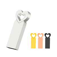 Clé USB personnalisée avec logo, prix réduit, en forme de cœur, 2 Go, 4 Go, 8 Go, 64 Go, haute vitesse, clé USB 2.0, clé USB 3.0, clé USB Flash