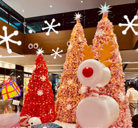 Lilian Custom ized High Quality Vor beleuchteter Weihnachts baum Riesige PVC-Zweige 8m 10m 12m Höhe Neues Design Beleuchteter Weihnachts baum