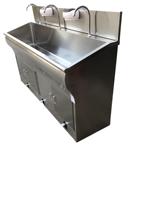 Évier de lavage des mains pour salle chirurgicale Hochey, en acier inoxydable 304, portable, à capteur, modèle WB-L3, classe II