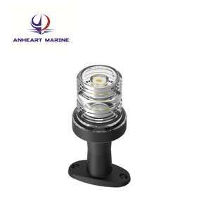 Nouveaux feux de signalisation et indicateurs LED 360° à lumière blanche 12V/24V, matériel marin pour yacht, feux de contour de poupe - Product Image 1