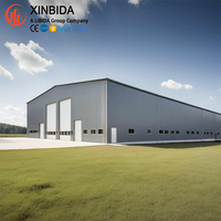 Bâtiment métallique préfabriqué en acier personnalisé avec certification CE CWB pour hangar agricole