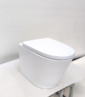 Europe toilette murale sans rebord toilette flottante wc suspendu complet salle de bain toilette suspendue