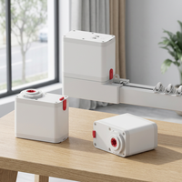 Motor Eléctrico Moderno para Cortinas, Mini, con Control por Voz Tuya WiFi/Zigbee/Bluetooth, Aleación de Aluminio, para Baño, Cocina/Sala de Estar, Hogar