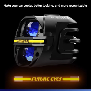 Phare LED pour <span class=keywords><strong>moto</strong></span> Future Eye X80 pour véhicules électriques, <span class=keywords><strong>faisceau</strong></span> intégré haut/bas avec lumière puissante et effet <span class=keywords><strong>clignotant</strong></span> - Product Image 4