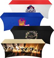 Articles promotionnels imperméables, nappe personnalisée pour salons professionnels, anniversaires, mariages, couverture de table personnalisée