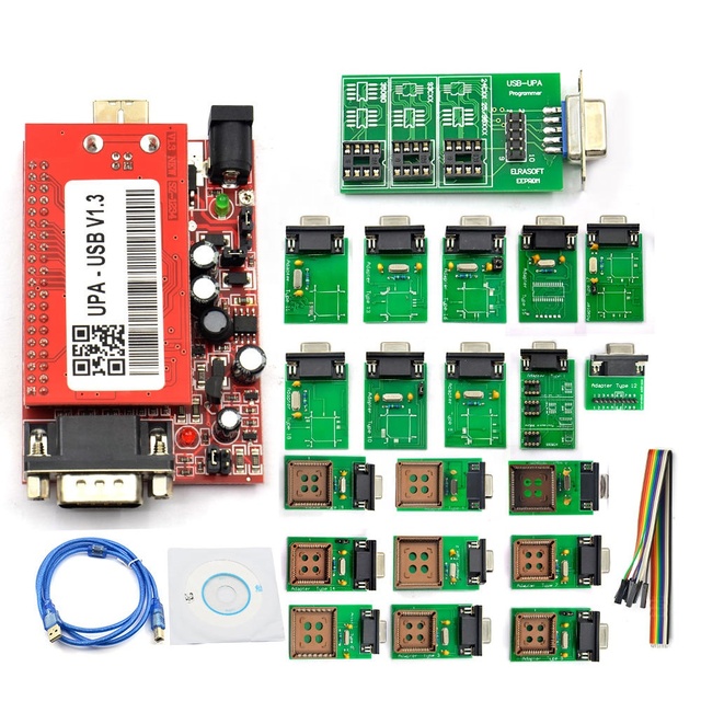 2019 V1.3 Car UPA USB ECU Programmer Diagnostic Tool With Full Adapter