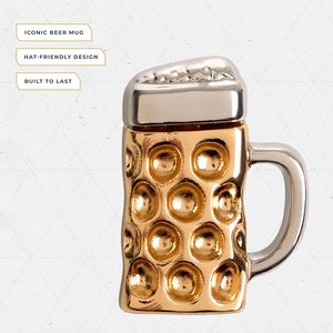 Pin de Solapa Personalizado Bávaro con Diseño de Jarra de Cerveza Metálica, Accesorio para Fiestas - Product Image 3