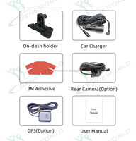 Écran intelligent pour voiture Android 15 Octa Core 10,25 pouces Incell, 4G SIM, WiFi 5G, DVR 3 voies, caméra embarquée, CarPlay sans fil, Android Auto, 4 Go + 64 Go
