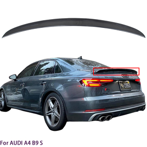 สำหรับ B9 B9.5ซีดาน S สไตล์คาร์บอนไฟเบอร์สปอยเลอร์ท้ายรถปีก2016-2023 - Product Image 2