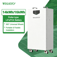 Batterie solaire mobile Whayo 48V 51.2V 14kWh 15kWh 16kWh LiFePO4 pour solutions solaires résidentielles