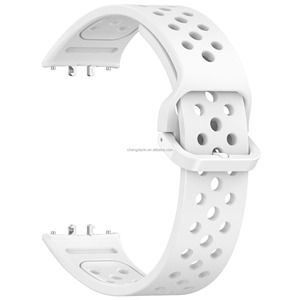 Bracelet de montre intelligent souple pour <span class=keywords><strong>Samsung</strong></span> <span class=keywords><strong>Fit</strong></span> 3 R390, bracelet de montre en caoutchouc respirant pour <span class=keywords><strong>Samsung</strong></span> <span class=keywords><strong>Galaxy</strong></span> <span class=keywords><strong>Fit</strong></span> 3, bracelet de montre en silicone - Product Image 6