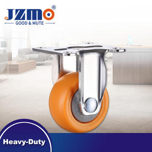 ล้อเลื่อนคอนเทนเนอร์แบบหมุนได้ ขนาด 2 นิ้ว ทำจากโพลียูรีเทน พร้อมเบรกแบบล็อคคู่ รับน้ำหนักได้ 10-40 กิโลกรัม - Product Image 1