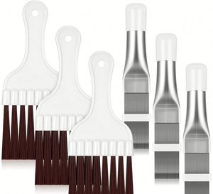 Lot de 2 peignes à ailettes de condenseur, brosse de nettoyage pour serpentin de réfrigérateur, outil de réparation, coffret cadeau - Product Image 1
