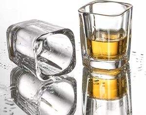 Vasos de Chupito de Vidrio Transparente con Logotipo Personalizado, 2oz/50ml, Listos para Sublimación, para Whisky, Vino, Espresso y Más - Estilo Americano - Product Image 2