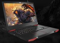Vente en gros 17 pouces Core i7 7700HQ DDR4 32GB Ram ordinateur portable de jeu avec clavier rétro-éclairé 5 couleurs et ordinateur portable grand écran