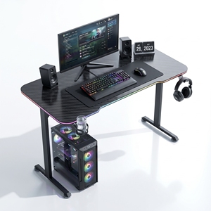 Gaming <b>Table</b> A1 Model Gaming Desk RGB LED Lights Steel Frame Durable <b>Computer</b> Desk <b>for</b> Esports Gamer home furniture - Product Image 1