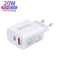 Adaptor Daya Ponsel Tipe C Colokan US EU UK Pengisian Daya Super Cepat Charger USB C untuk Ponsel 11 12 13 14 15 Plus Pro Max