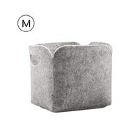 Couette Coussins Bacs De Rangement Vêtements Tissu En Feutre Panier De Rangement Pliant Boîte De Rangement Bébé Panier À Linge avec Poignées