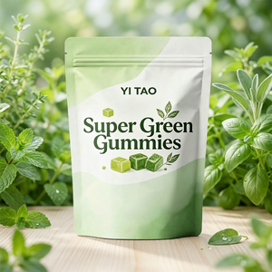 Marque privée OEM/ODM |   Gummies véganes personnalisées Super Vert Fruits et Légumes, Antioxydants et Stimulants Immunitaires, Faible MOQ 50 - Product Image 1